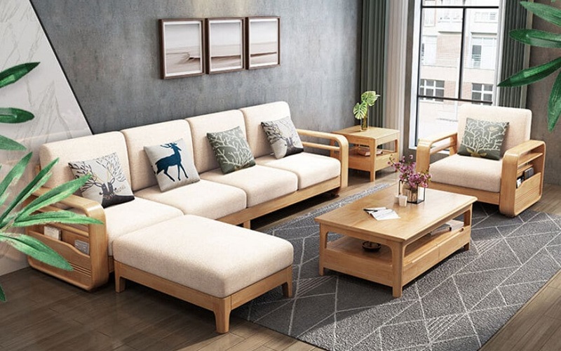 Đệm ghế sofa gỗ