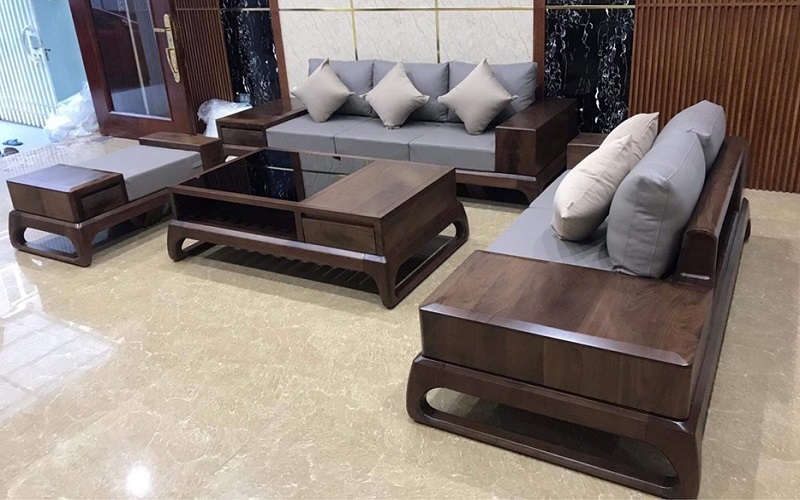 Sofa Gỗ Óc Chó Giá Bao Nhiêu